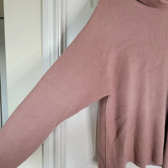 FREE PEOPLE Softly Structured Knit Tunic Dusty Mauve Size Small - Picture 8 of 10